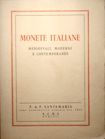 Monete italiane, medievali, moderne e contemporanee.