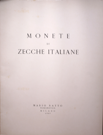 Monete di zecche italiane.