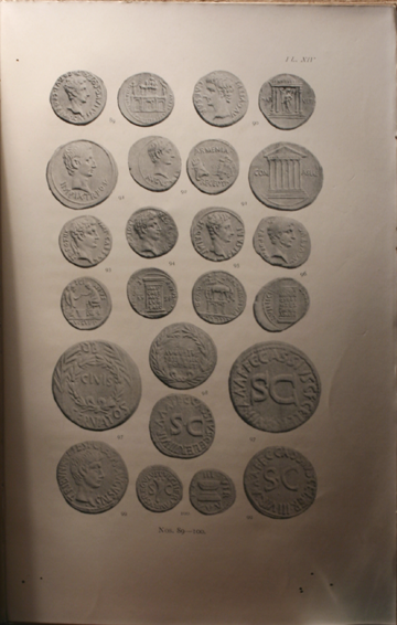 Historical Roman coins.
