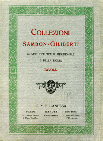Collezioni Sambon Giliberti. Monete dell´Italia meridionale e della Sicilia. (2 voll,)