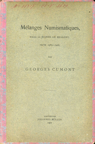 Melanges numismatiques. Regne de Jeanne de Brabant (1383-1406)