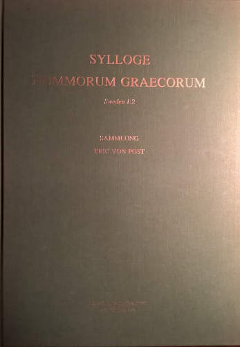 SYLLOGE NUMMORUM GRAECORUM - Sweden I:2. Sammlung Eric Von Post.